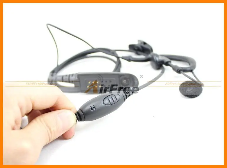 1 проводные наушники/микрофон для Motorola GP328 GP338 GP340 GP360 GP380 HT750 GP680 GP329 наушники, уха микрофон