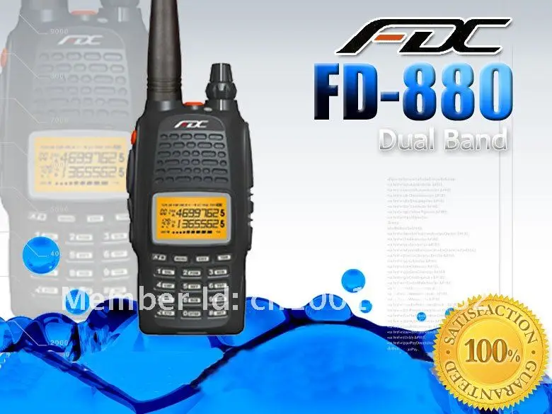 Двухдиапазонный Радио feidaxin FDC FD-880 136-174 и 400-480 мГц двухстороннее радио портативная рация fd880 лучше для отеля, ветчина, использования безопасности