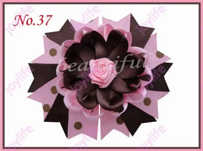 Новые 500 шт 4,5 Роман Махаон гнездо волосы луки rose Изысканная заколка для волос бант для волос для девочек