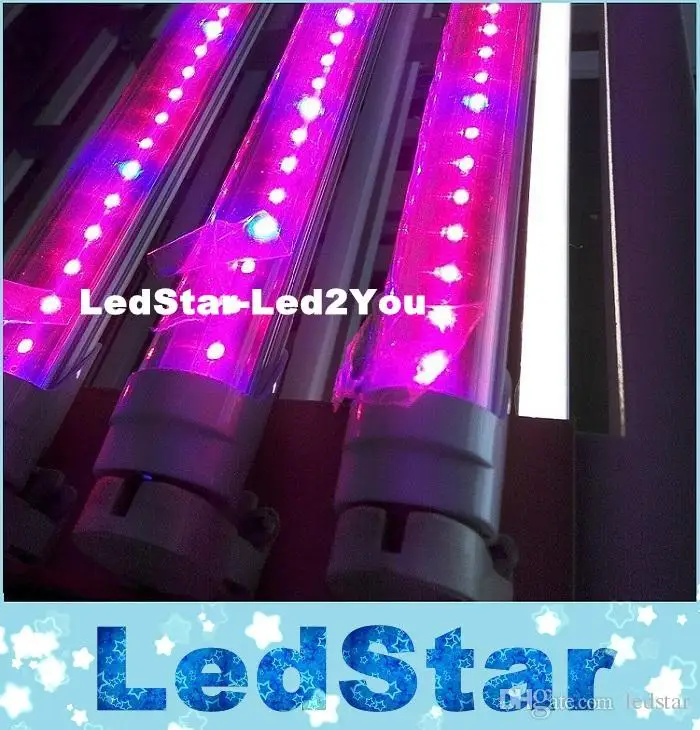 15 шт. 2ft 4ft 5ft T8 интегрированные светодиодные трубки для выращивания SMD2835 18 Вт 27 Вт 36 Вт комнатные растения Гидропоника коробка для выращивания