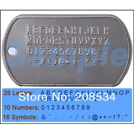 Гарантия 52-character/letters ручной Dog Tag Embosser тиснение машина, собака ПЭТ металлическая бирка карта печать Embosser машина