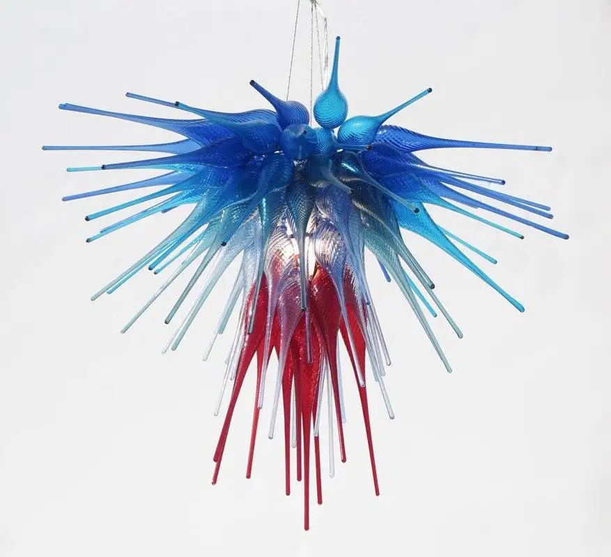 

Home Decoration Contemporary Hand Blown Glass Retractable Ceiling Light