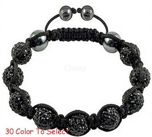 Лидер продаж! DHL! Лучший 10 мм Micro мозаичный диско-шар из бисера трубка браслета женщины мужчины много ювелирных изделий Кристалл Шамбалы