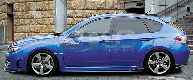 CS Нижняя линия FRP стекловолокно боковое расширение юбки для 2008-2010 Subaru Impreza GRB STI