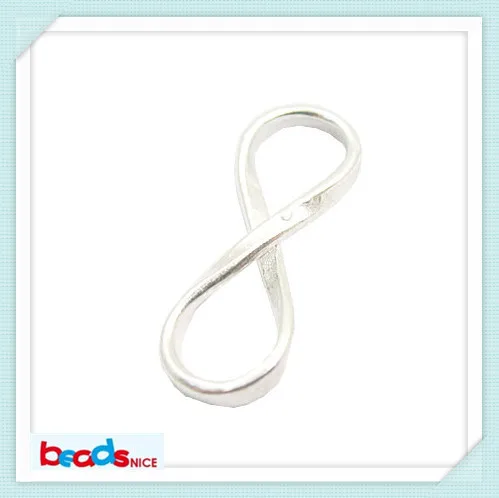 Beadsnice Серебро 925 крошечная Бесконечность застежка для подвески шарма Бесконечность ссылки подвеска Компоненты для браслет «бесконечность» ID26140