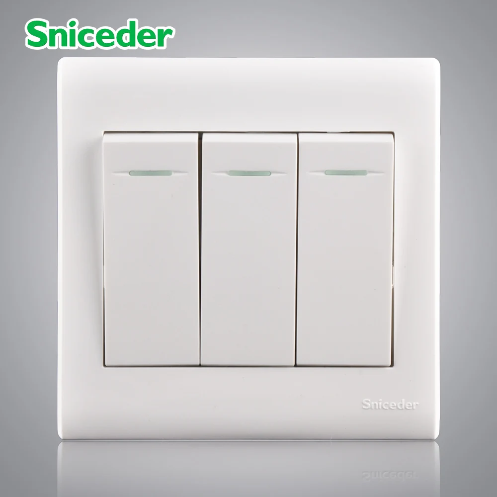 Scinder socket 33 open dual control switch panel 86 triple/triple dual