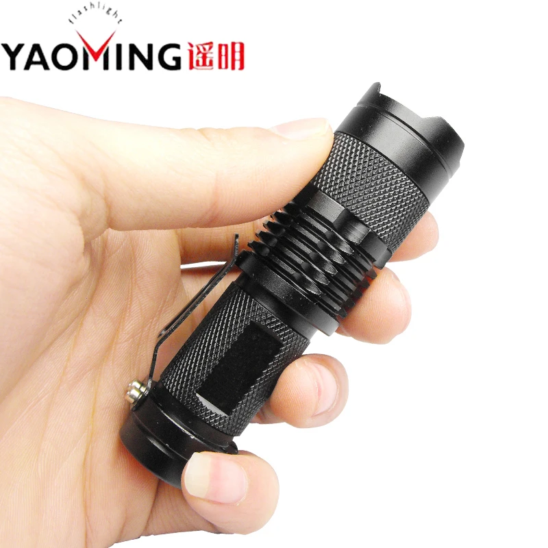 

Mini Flashlight 2000LM CREE Q5 led flashlight lantern lamp rechargeable portable pen light torch falshlights * 14500 AA battery