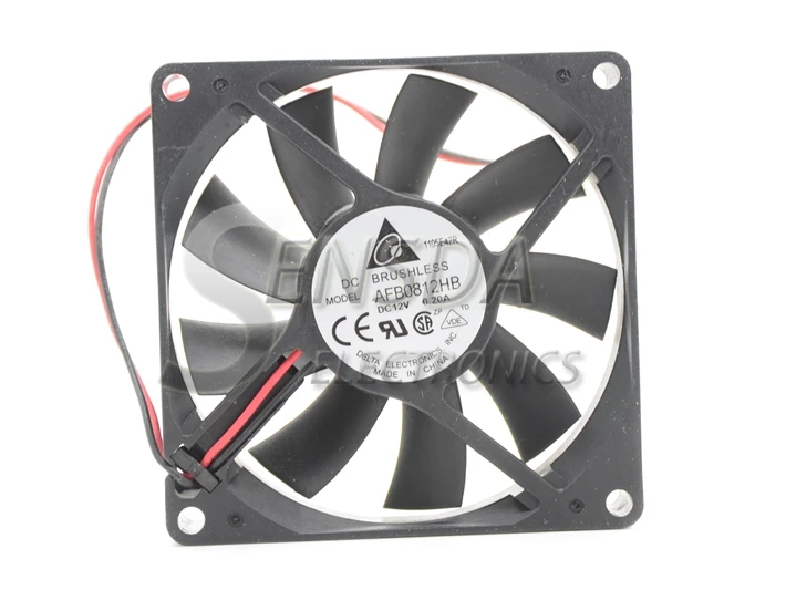 Для delta AFB0812HB 8015 DC 12V 0.20A 2 Линейный Инвертор Вентилятор охлаждения