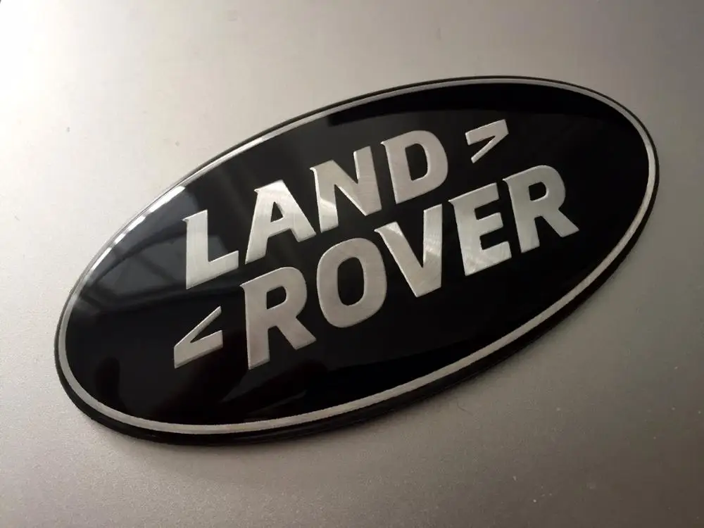 Range Rover Sport Supercharged Emblem Black Land Rover Oval Logo Badge