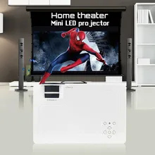 Portable Mini Projector Pocket Support Miracast Airplay Wireless Display HDMI/USB Hand-sized Remote Control for Business Travel