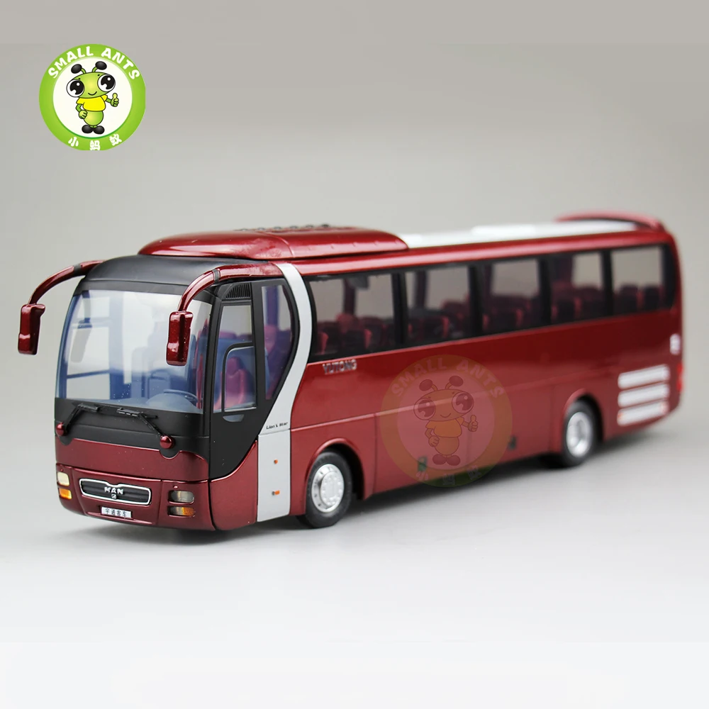 Модель автобуса в масштабе 1/42 модель мужчины Льва звезда Yutong ZK6120R41 литые модели
