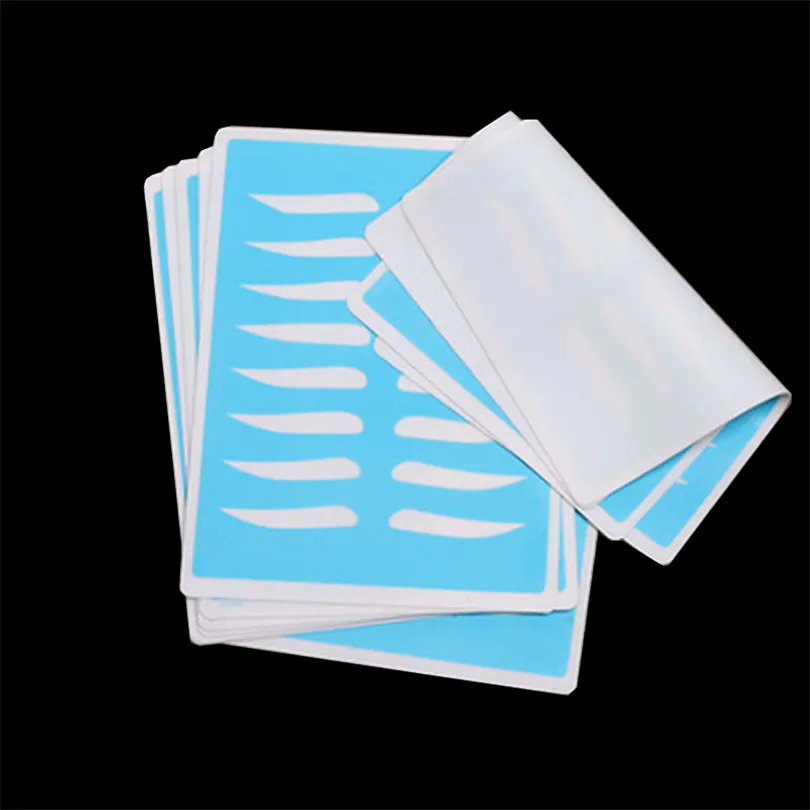 Tattoo Permanent Practice Skin 10 Sheets Blue Eyebrow Makeup Cosmetic Supply For Beginners And Experienced Artists