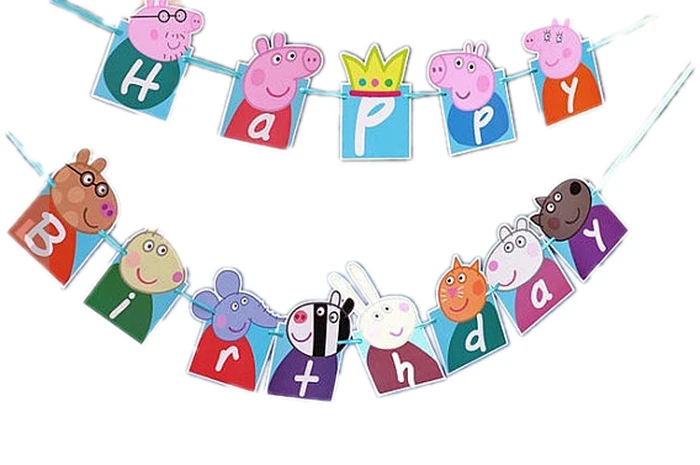 cute pigs happy birthday