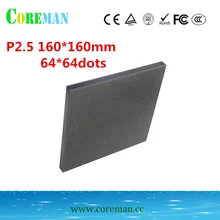 Coreman P2.5 SMD с компонентным видиосигналом, для помещения светодиодный модуль 160 мм* 160 мм 64*64 пикселей hub75 порт 1/16 привод сканирования Полноцветный Мини светодиодный рекламный щит