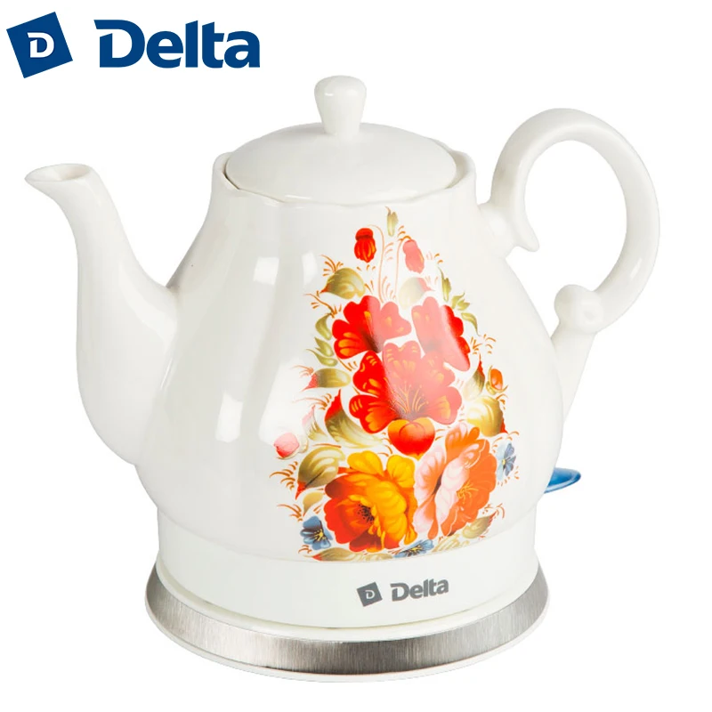 DL 1235 Electric Ceramic Kettle 1.7L 1500W teapot anti dry protect