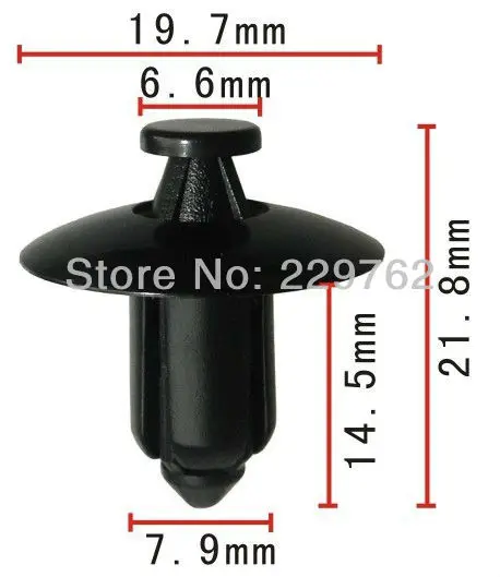 100 шт. фиксатор пуш-типа для Toyota 67771-52010-B1 67771-52010-B0 67771-52010-G0 для Nissan 01553-01553 Пластиковые Крепежные Зажимы