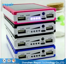 Real 12000mAh External Solar Power Bank Battery Charger 12000 mah Powerbank For iPhone For Samsung Cell Phone Tablet