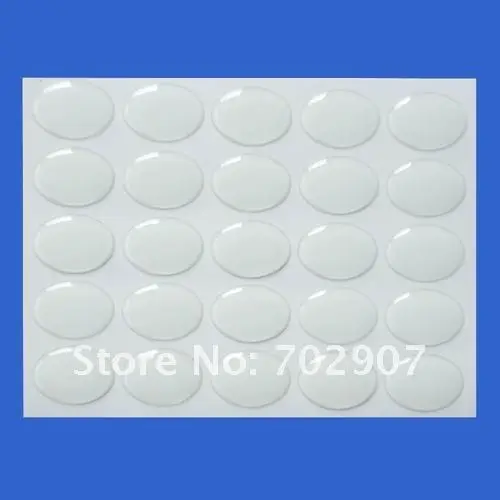 Wholesale&Free shipping:"1000 pcs/lot" 15*11mm Oval Clear Epoxy Sticker For Packing Label,For DIY Crafts Bubble Sticker