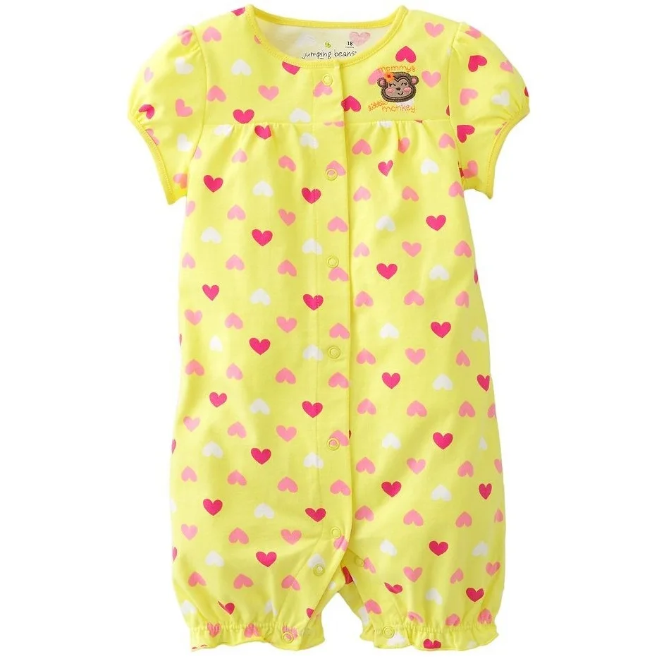 Платье для малышки Девочки Shortalls новый Боун платье комбинезон наряды Джемперы Комбинезоны Babywear малыша одним Pieces Одежда Топы W94
