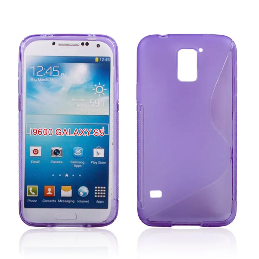 Для Galaxy S5 S-Стиль случае 100 шт./лот S линии ТПУ чехол для Samsung Galaxy S5 компанией DHL