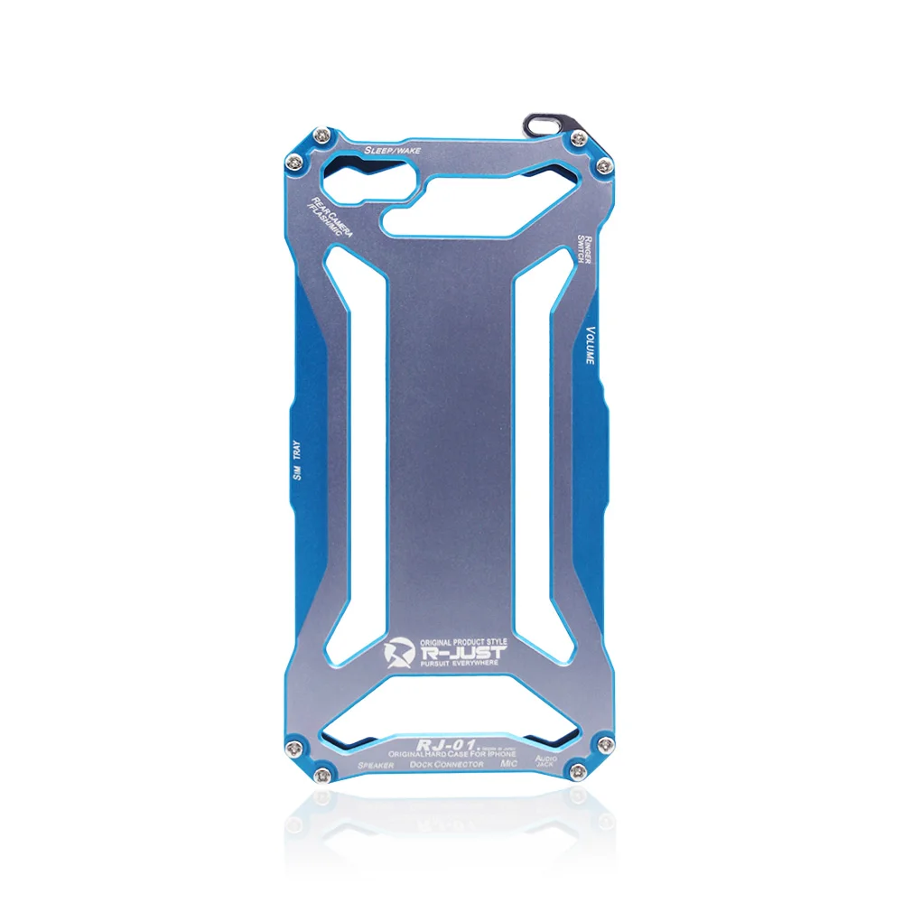 Free Shipping High Quality Luxury R JUST Metal Aluminum Case For iphone5 5s SE 5 colors