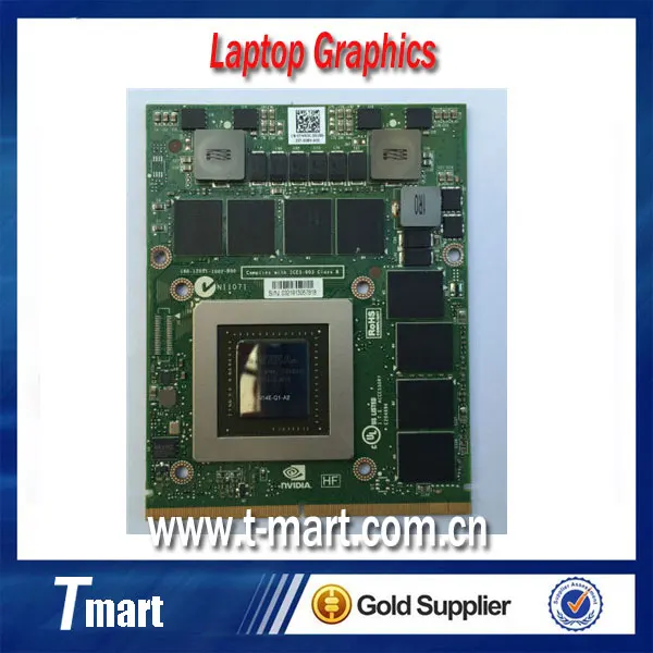  100% Original nVIDIA K3000M 2GB GDDR5 N13E-GS1-A1 Graphics Video Card for DELL M6700 CN-0TW63C TW63C fully test free shipping 