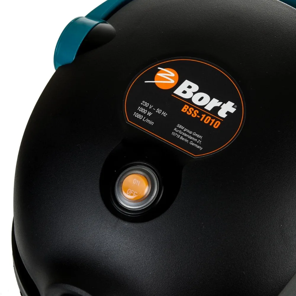 Пылесос универсальный Bort BSS-1010(мощность 1000 Вт, подходит для всасывания жидкостей, надежный высокоэффективный, двигатель с низким уровнем шума, большая сила всасывания