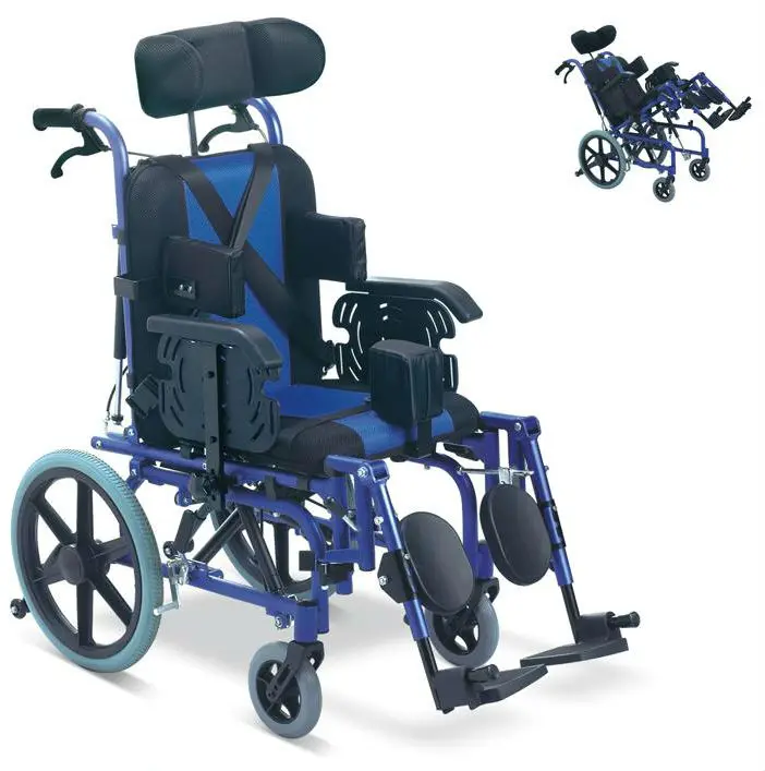 Best sell manual aluminium folding Cerebral Palsy/Reclining/Disabled