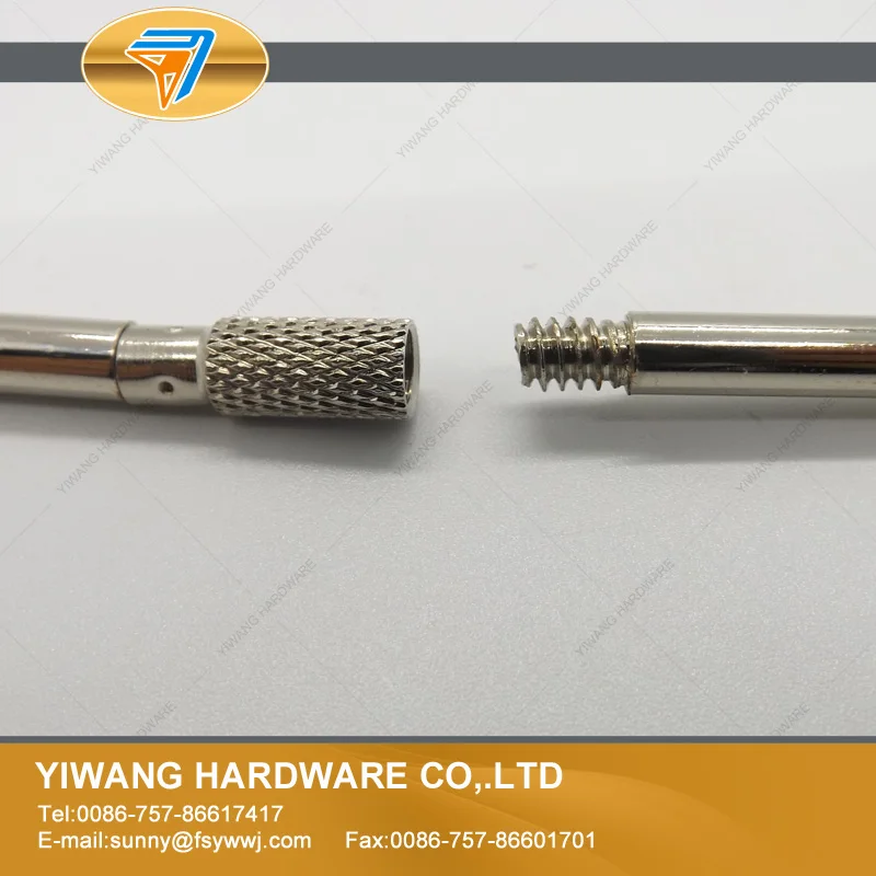 Aliexpress hot sale manufacturer direct D-shape postcard binder ring calendar ring nickel plating screw lock binding ring