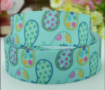 

7/8" inch(22mm) paisley print grosgrain ribbon