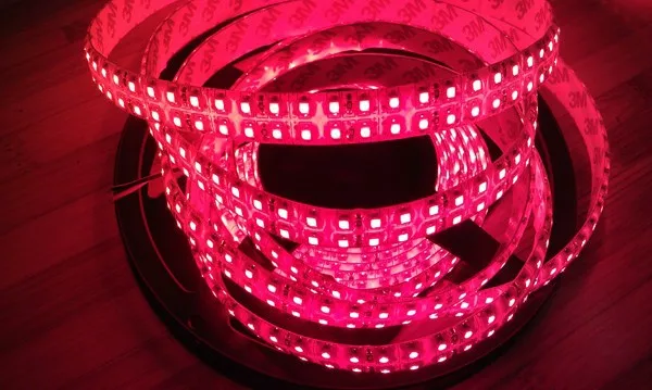 [Seven Neon] DC12V IP20/65 водонепроницаемый 5050 120 светодиодов/метр W/WW/CW красный/зеленый led лампа дневного света SMD
