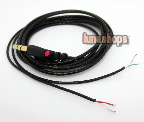 LN002968 посеребренный Универсальный нейтральный DIY ремонт обновленный кабель для наушников
