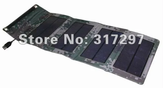 Free Shipping! 1pc/lot 7W Foldable Solar Charger for Mobilephone