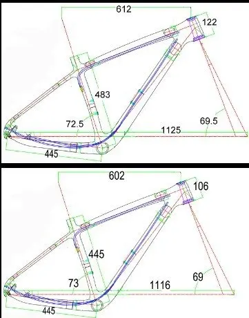 29er MTB рама-полный углерод 3 k матовый горный велосипед 29ER MTB рама(15,", 17,5", 1"