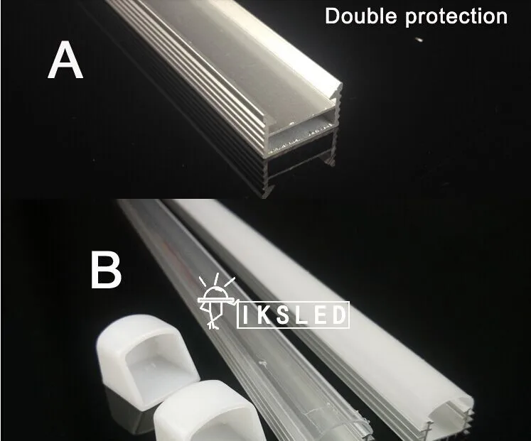 10 шт.* 1 м 5730 Бар 18 Вт 12 В 55 люмен/LED Жесткий Газа Бар свет 72leds+ UV алюминиевый сплав+ CPAM крышка