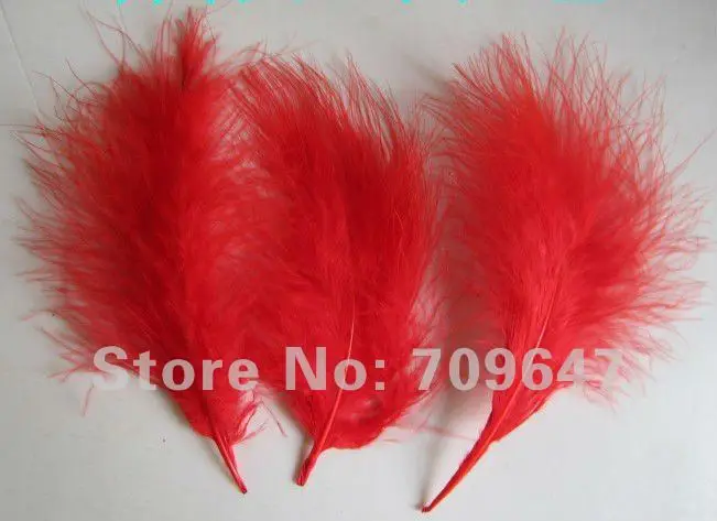 New! Hot sale! 600pcs/Lot  12-16cm Marabou Turkey Feathers 7colours available free shipping