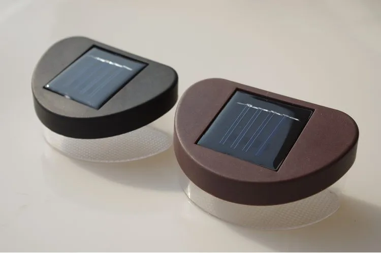 Лидер продаж! 4 шт. 2LED наружная Солнечная настенная лестница для сада прохладная лампа освещения для заборного ограждения luminaria Солнечная
