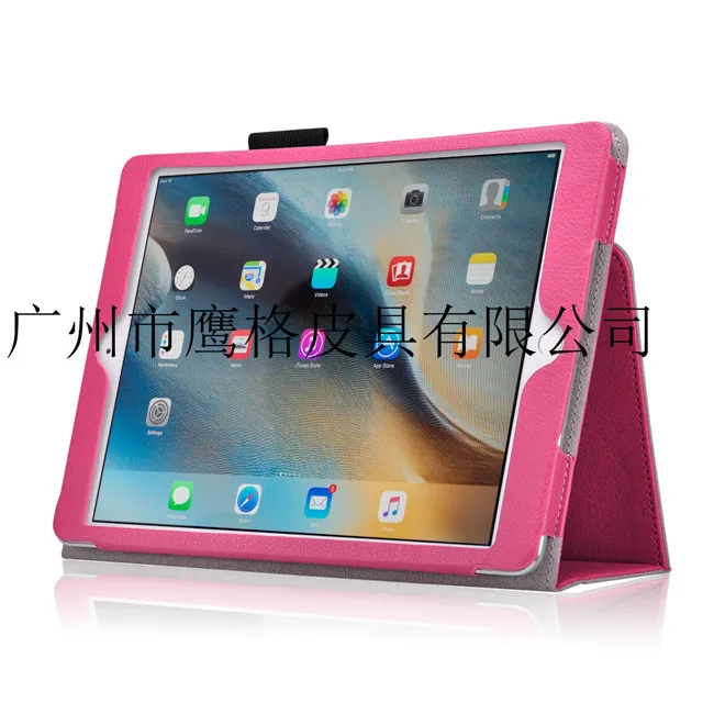 Gligle 200 шт/партия стиль Стенд чехол для Apple iPad Air 2 сна Смарт планшет кожаный чехол - Цвет: hot pink