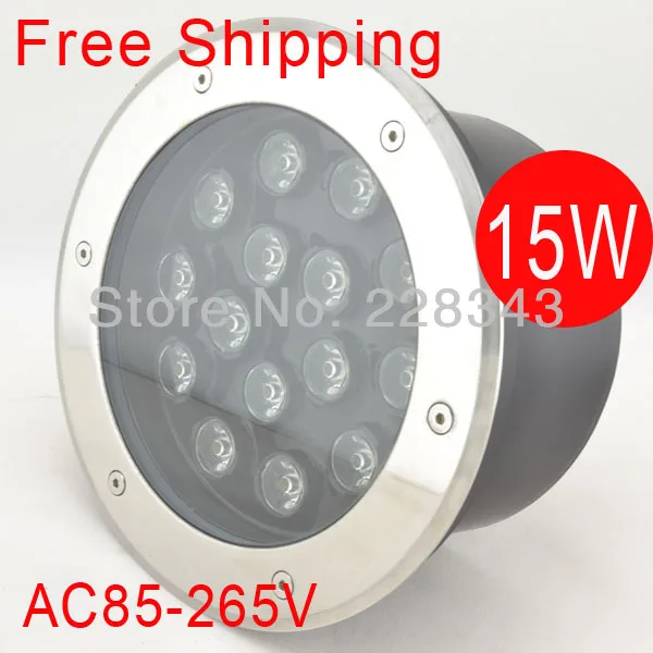 Subterrânea ao ar o Envio Gratuito de 1w Lâmpadas Subterrâneas Enterrado Iluminação Luz Livre Recesso Dc12v ou 24v Ac85-265v Led 7 Luzes e Iluminação