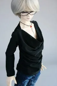 [Wamami] 06# черный жилет/футболка/комплект одежды SD17 DZ70 70 см AOD As BJD Dollfie