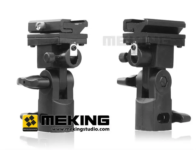 Meking Flash Hot Shoe Speedlite крепление для зонта держатель Поворотный Светильник Кронштейн B для триггера Горячий башмак вспышка