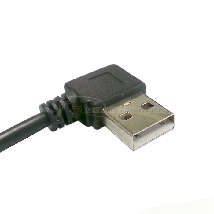 CY Chenyang 480 м USB 2,0 прямоугольный 90 градусов Тип Штекерный Женский Удлинительный кабель 10 см