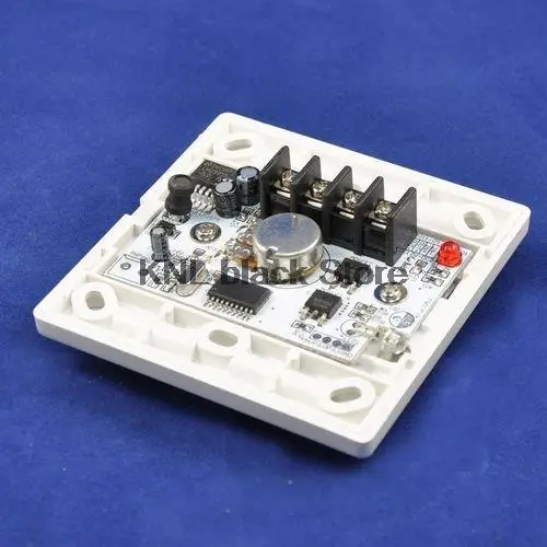 DC12-24V 1 канал выключатели со светодиодным индикатором Управление; украшенное мозаикой из драгоценных камней, 12 кнопок пульта дистанционного управления, Управление, инфракрасный диммер переключатель в комплекте
