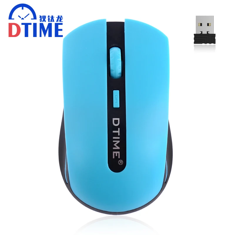 Бренд Mini USB 2,4g, бесшумная ультратонкая беспроводная мышь, ноутбук, компьютерные игры, интеллектуальные энергосберегающие игры mause - Цвет: blue