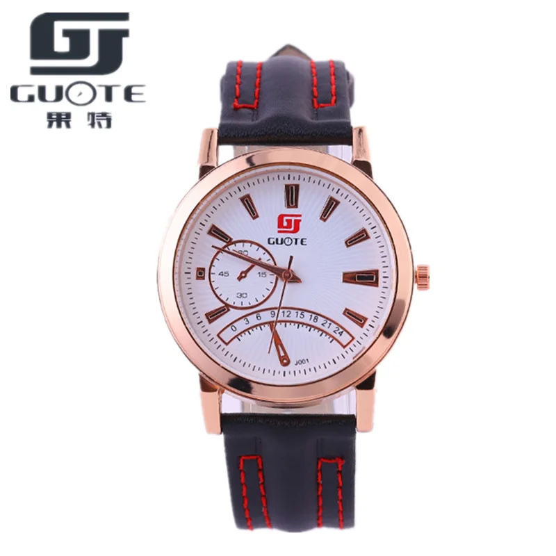 Guote Brand Luxury font b Watches b font font b Women b font Fashion Casual Leather Guote Brand Luxury font b Watches b font font b Women b font Fashion Casual Leather