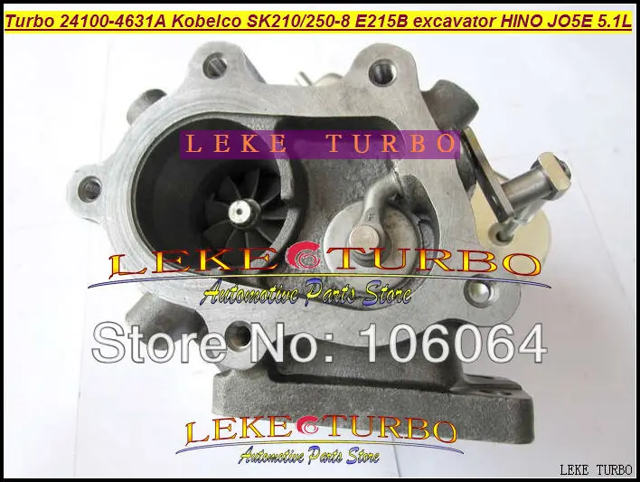 Turbo 24100-4631A KOBELCO SK210-8 SK250-8 E215B excavator HINO JO5E 5.1L turbocharger