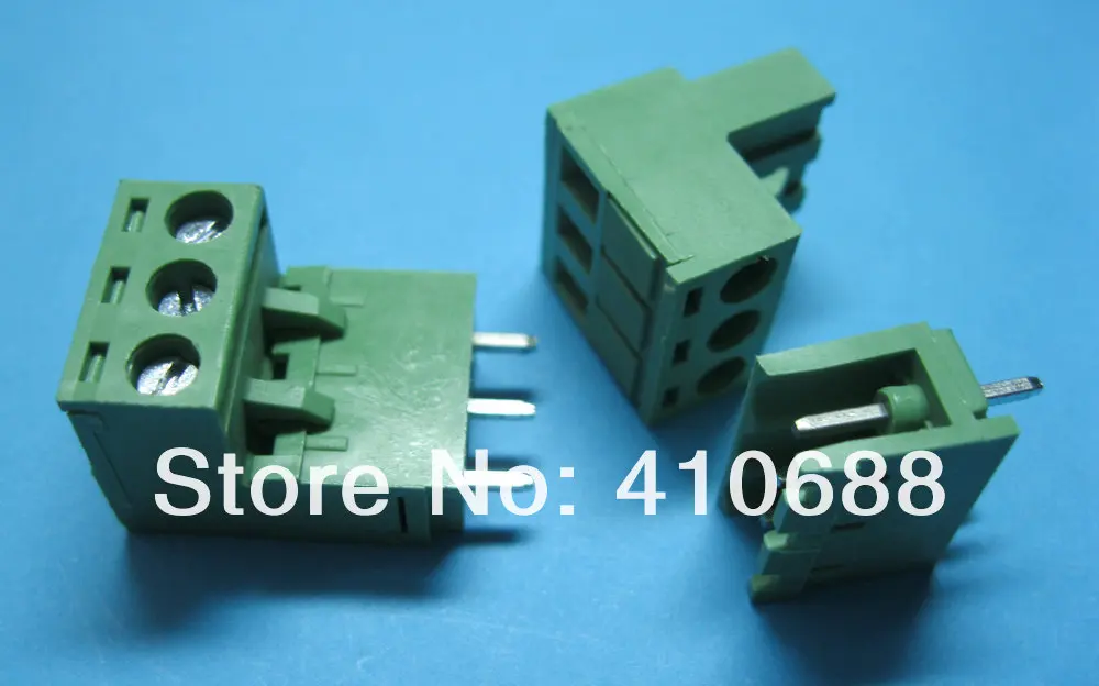 180 шт. 3way/Pin шаг 5.08 мм Клеммная колодка Разъем вставные Тип зеленый 2edck-2edcv-5.08
