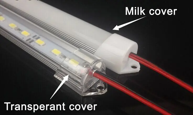 10 шт.* 1 м 5730 Бар 18 Вт 12 В 55 люмен/LED Жесткий Газа Бар свет 72leds+ UV алюминиевый сплав+ CPAM крышка