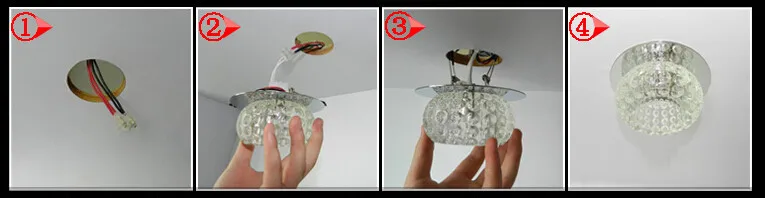 Crystal led Потолочные светильники современные потолочные светодиодные лампы поверхностного монтажа Embeded установить кристалл Светодиодное освещение для Гостиная