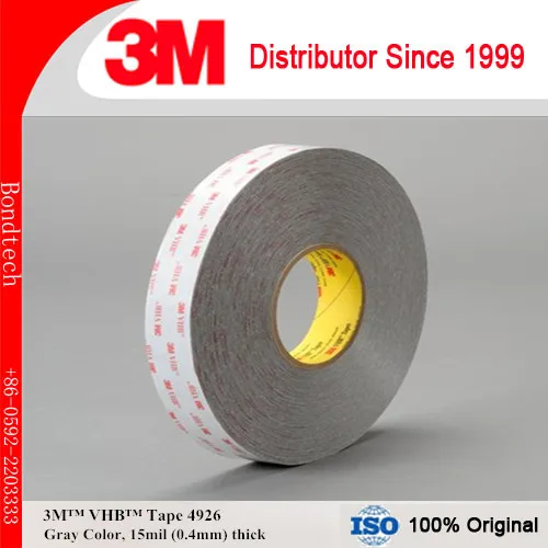 3M лента VHB 4926 серый, 45mil, 1inX36YD, 1 упаковка